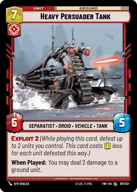 Star Wars: Unlimited: Heavy Persuader Tank card image