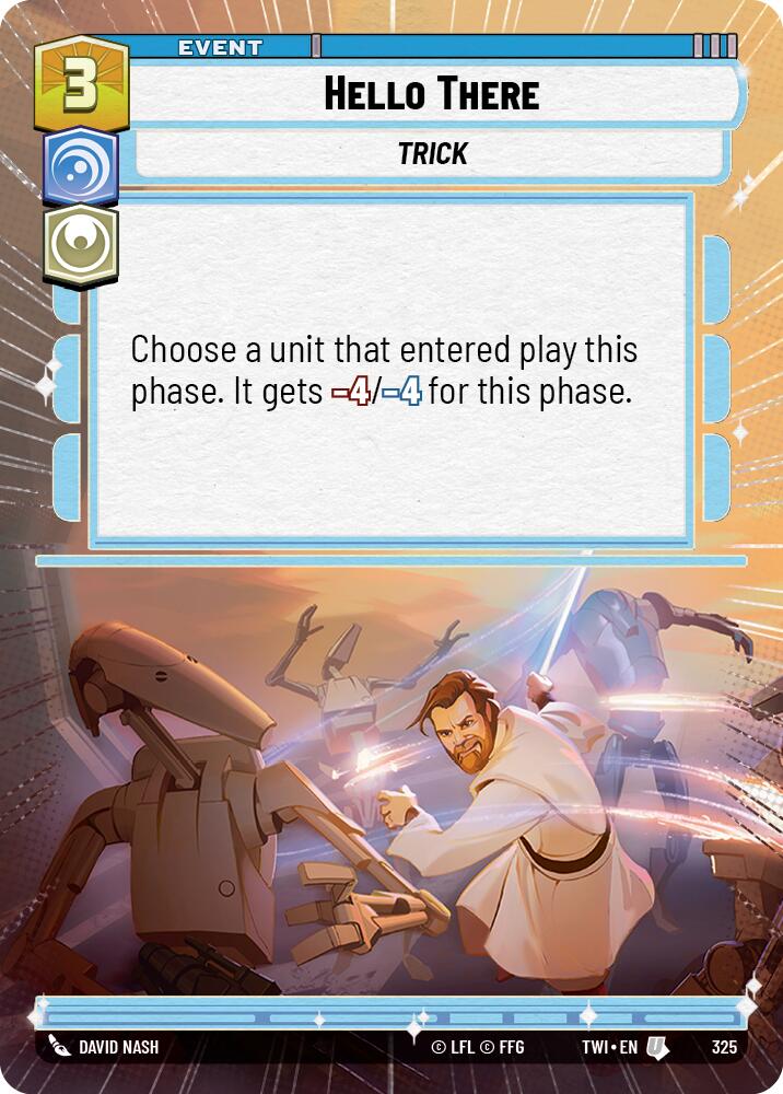 Star Wars: Unlimited: Hello There (Hyperspace) card image