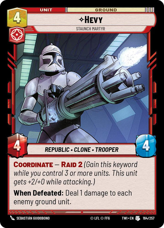 Star Wars: Unlimited: Hevy - Staunch Martyr card image