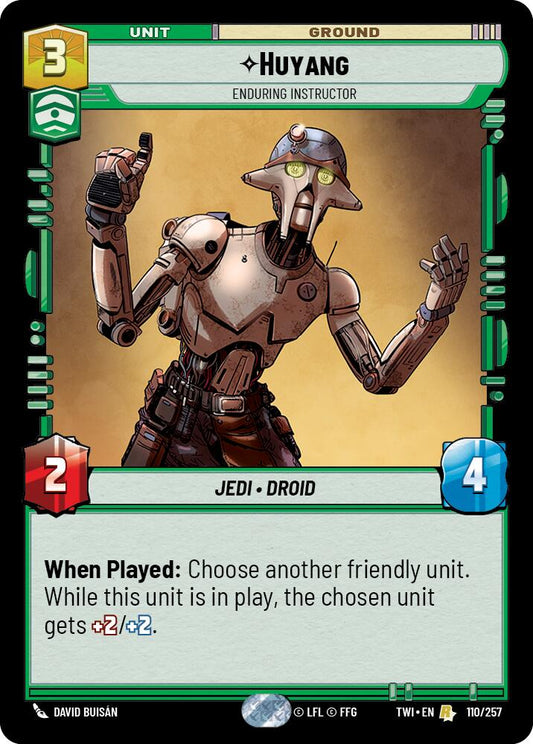 Star Wars: Unlimited: Huyang - Enduring Instructor card image