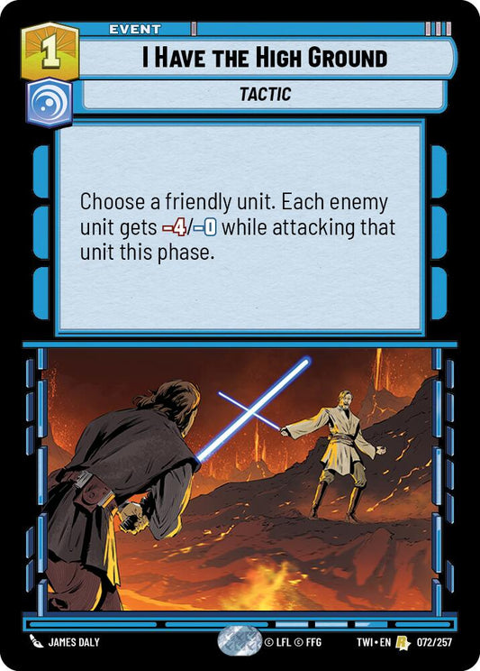 Star Wars: Unlimited: I Have The High Ground card image