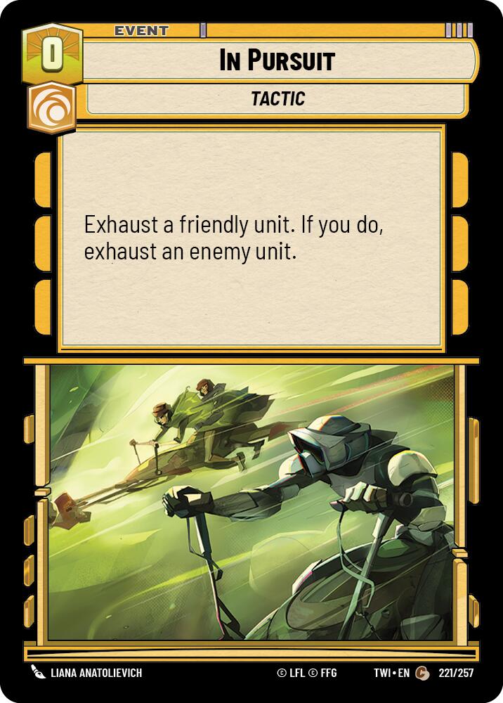 Star Wars: Unlimited: In Pursuit card image