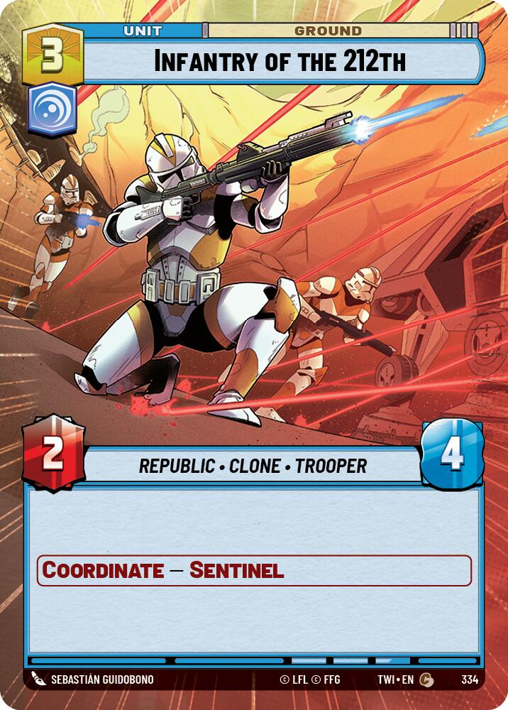 Star Wars: Unlimited: Infantry of the 212th (Hyperspace) card image