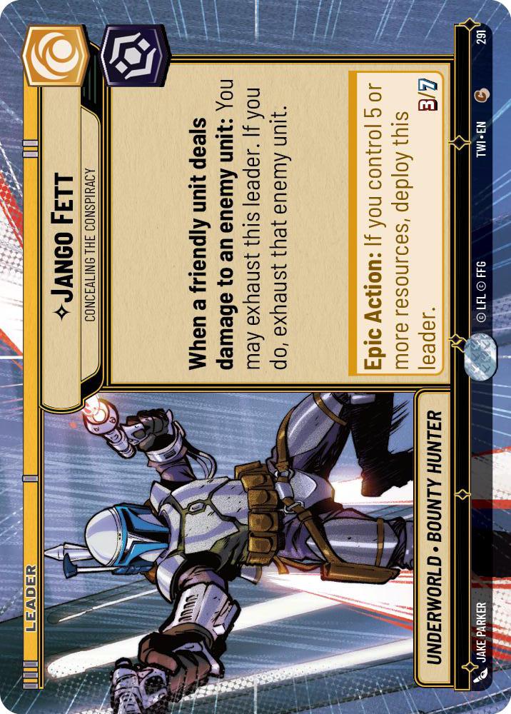 Star Wars: Unlimited: Jango Fett - Concealing the Conspiracy (Hyperspace) card image