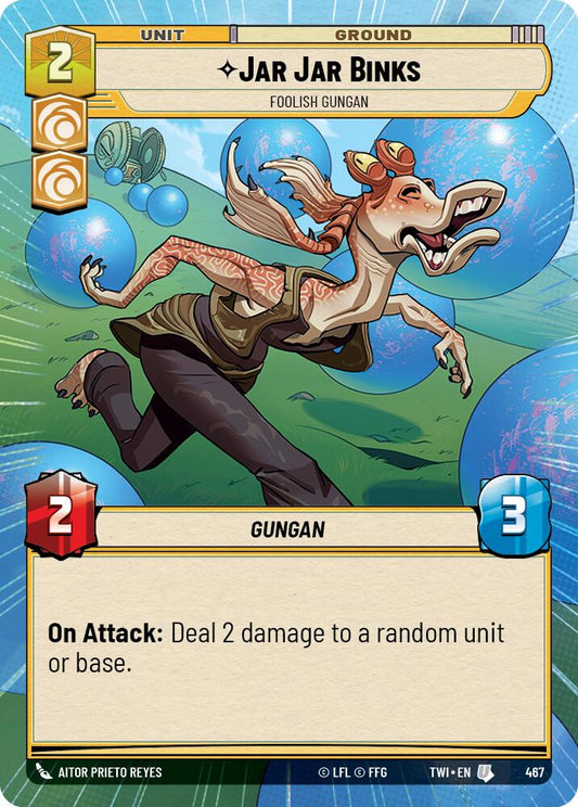 Star Wars: Unlimited: Jar Jar Binks - Foolish Gungan (Hyperspace) card image