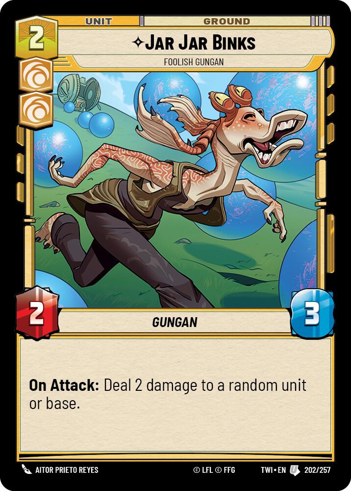 Star Wars: Unlimited: Jar Jar Binks - Foolish Gungan card image