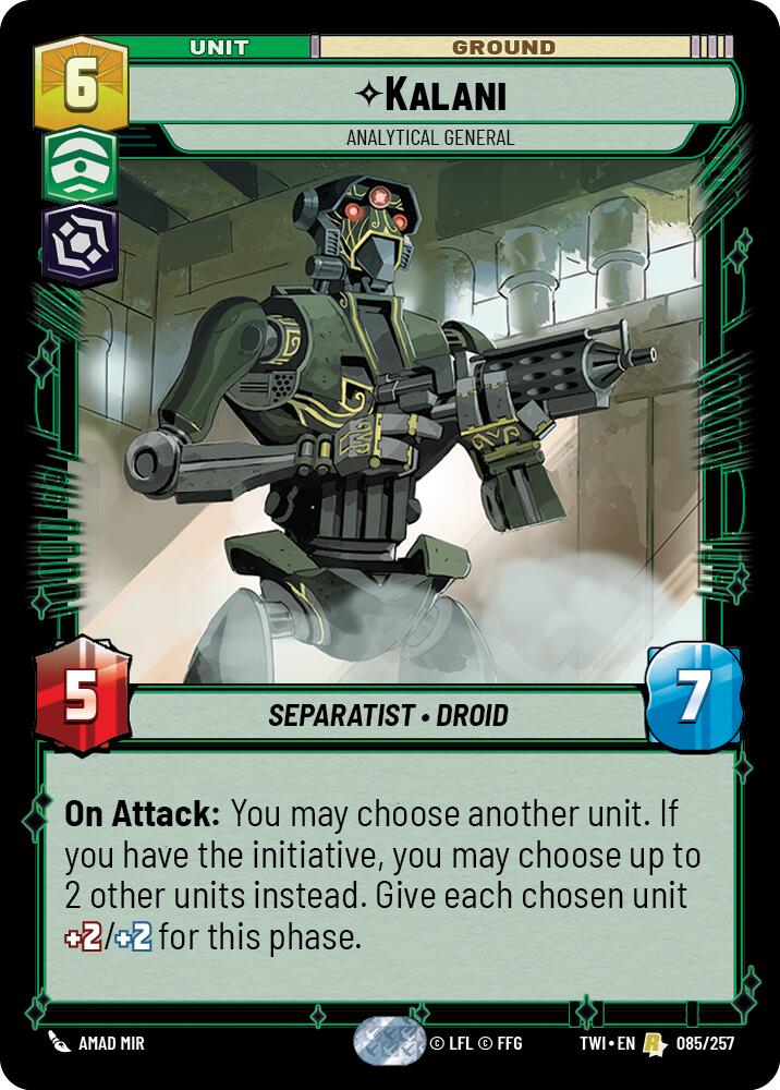 Star Wars: Unlimited: Kalani - Analytical General card image