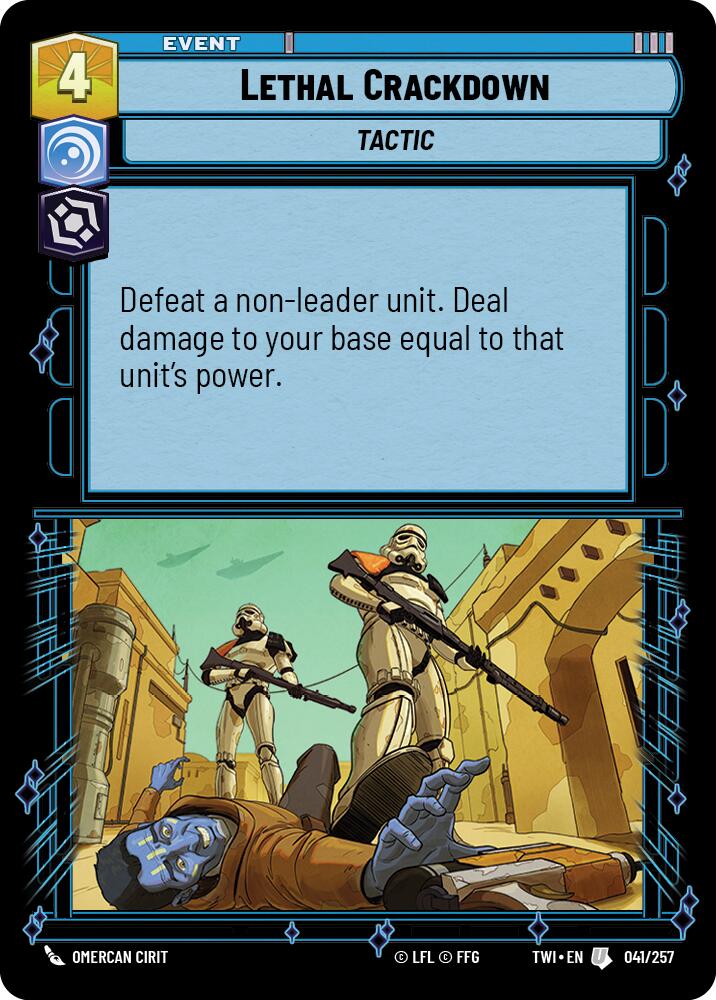 Star Wars: Unlimited: Lethal Crackdown card image