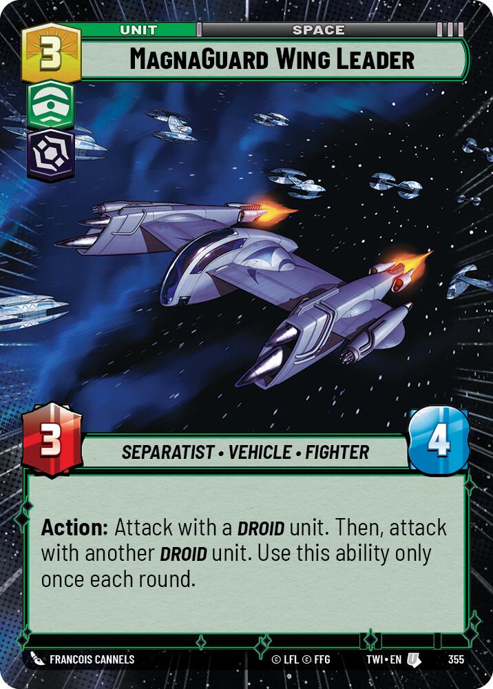 Star Wars: Unlimited: MagnaGuard Wing Leader (Hyperspace) card image