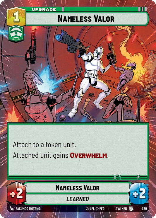 Star Wars: Unlimited: Nameless Valor (Hyperspace) card image