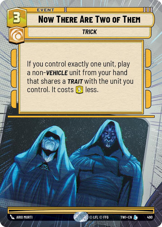 Star Wars: Unlimited: Now There Are Two of Them (Hyperspace) card image