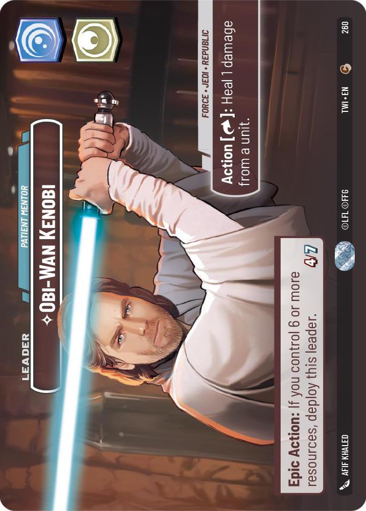 Star Wars: Unlimited: Obi-Wan Kenobi - Patient Mentor (Showcase) card image