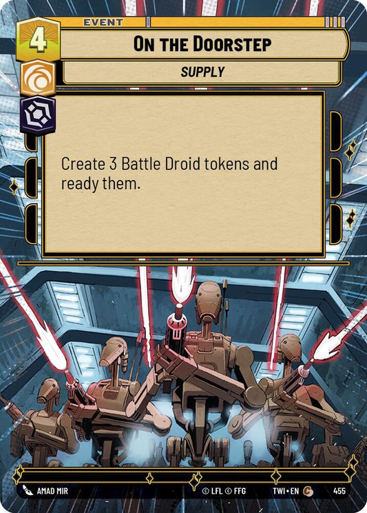 Star Wars: Unlimited: On the Doorstep (Hyperspace) card image
