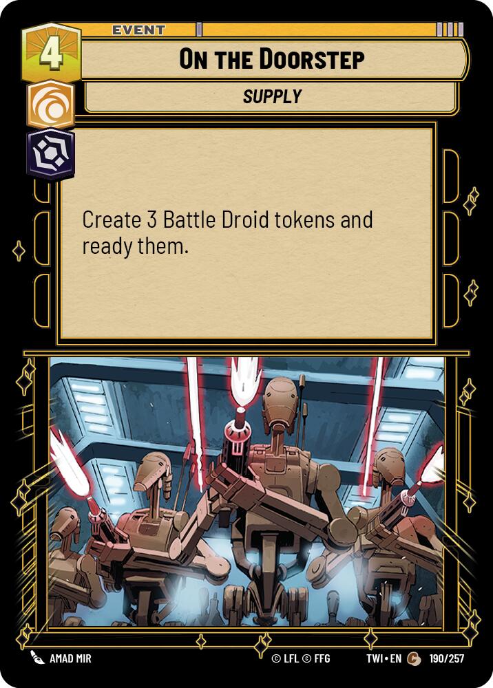 Star Wars: Unlimited: On The Doorstep card image