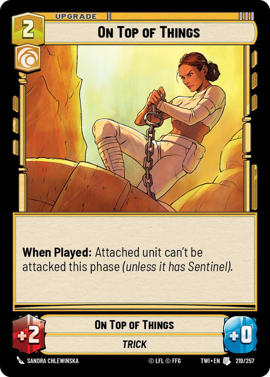Star Wars: Unlimited: On Top of Things card image