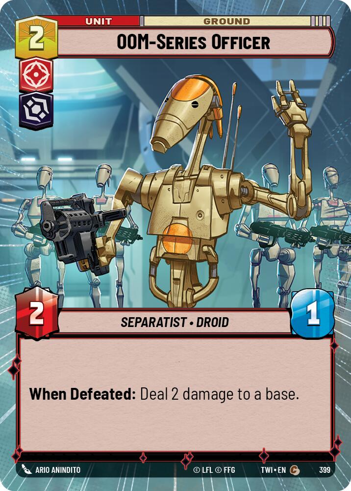 Star Wars: Unlimited: OOM-Series Officer (Hyperspace) card image