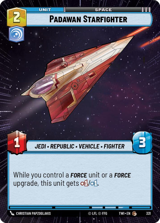 Star Wars: Unlimited: Padawan Starfighter (Hyperspace) card image
