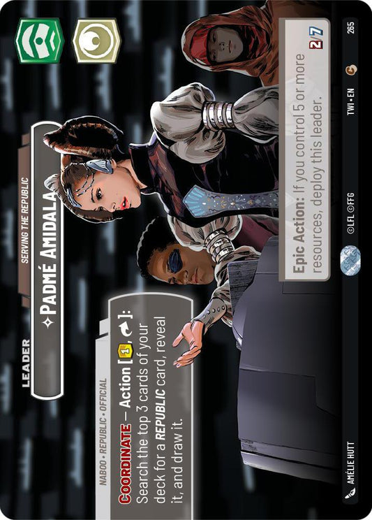Star Wars: Unlimited: Padmé Amidala - Serving the Republic (Showcase) card image