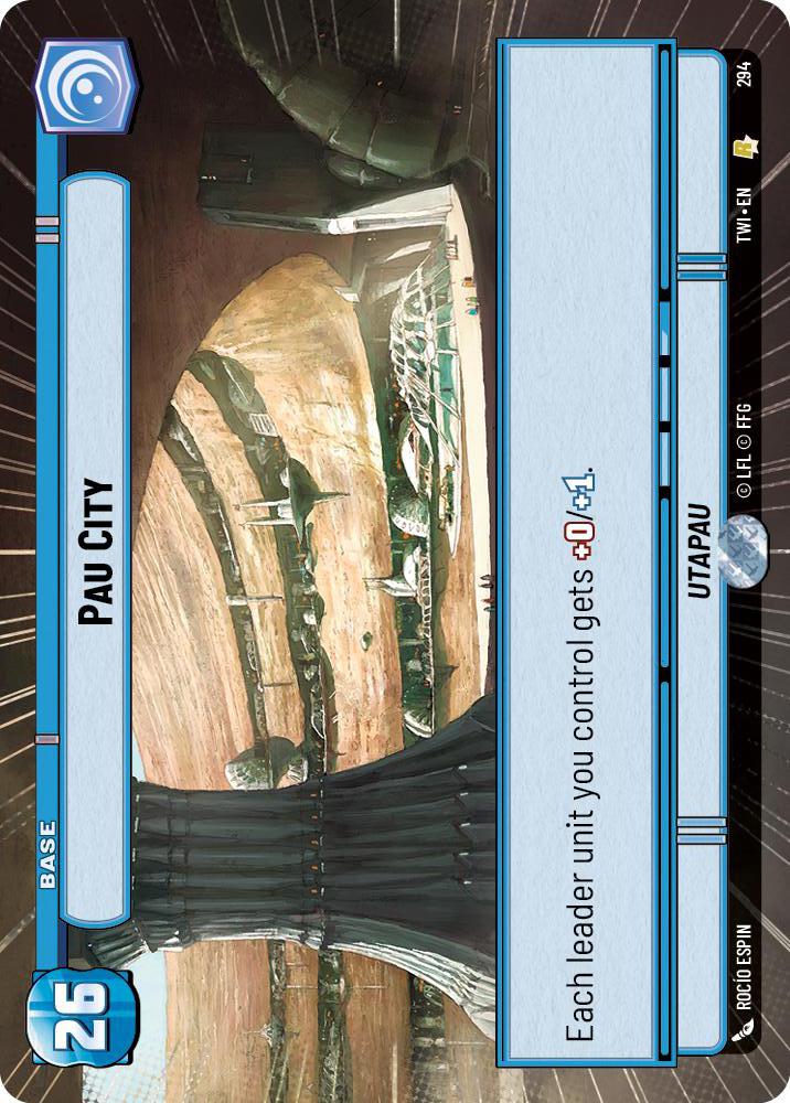 Star Wars: Unlimited: Pau City (Hyperspace) card image