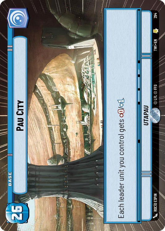 Star Wars: Unlimited: Pau City (Hyperspace) card image