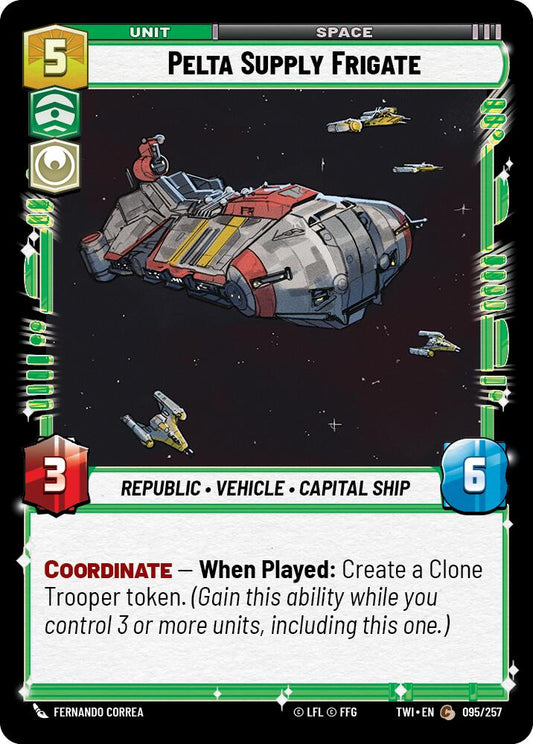 Star Wars: Unlimited: Pelta Supply Frigate card image