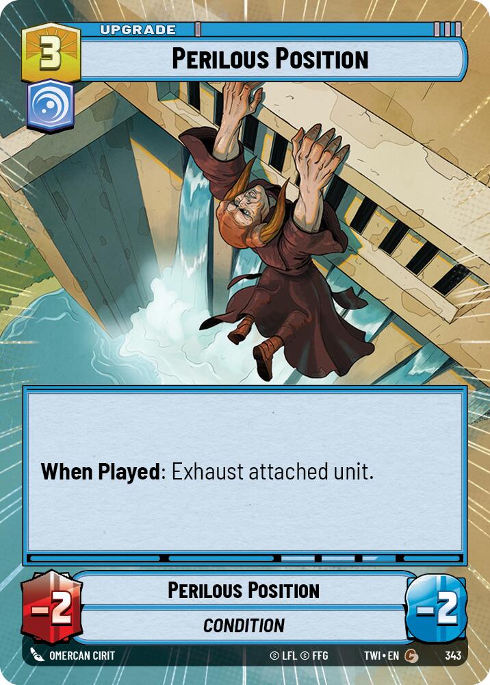 Star Wars: Unlimited: Perilous Position (Hyperspace) card image