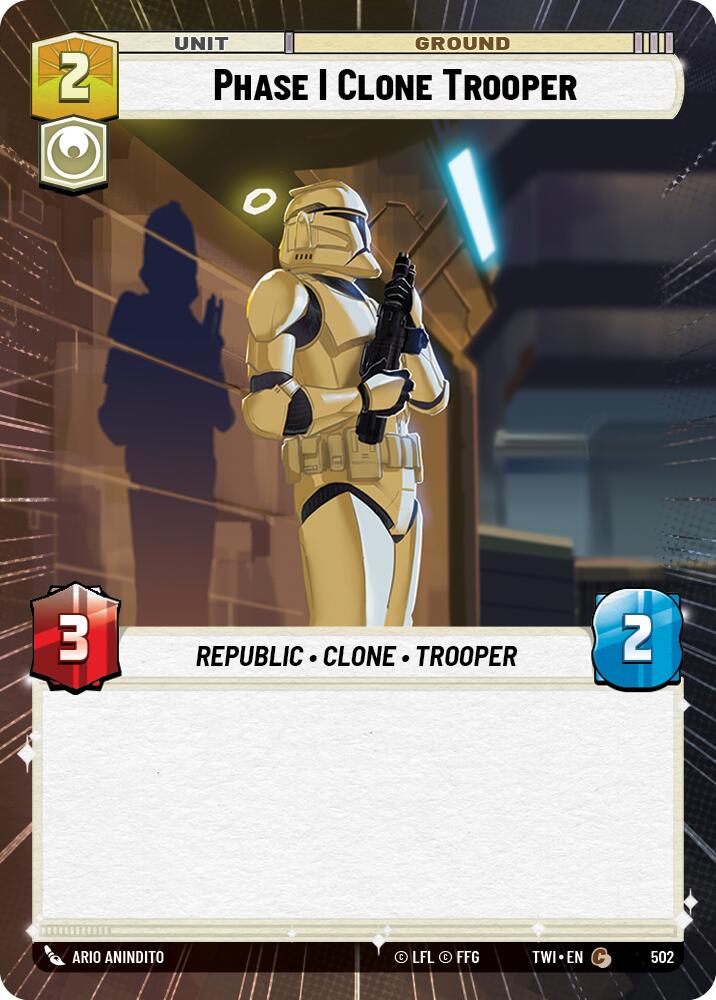 Star Wars: Unlimited: Phase I Clone Trooper (Hyperspace) card image