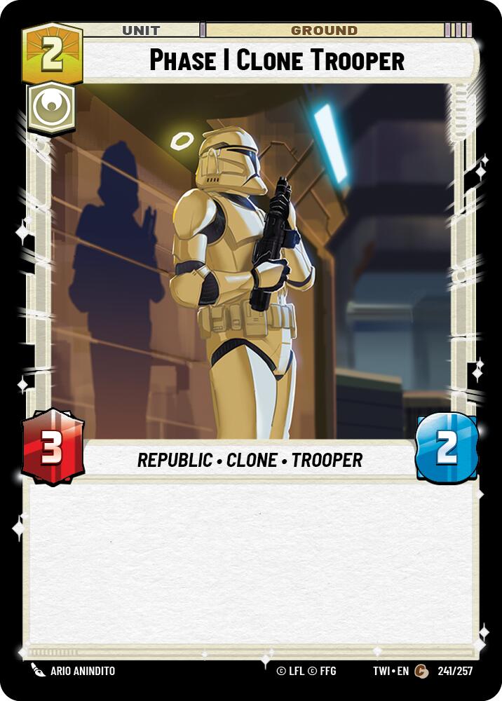 Star Wars: Unlimited: Phase I Clone Trooper card image