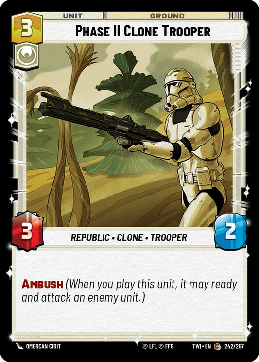 Star Wars: Unlimited: Phase II Clone Trooper card image