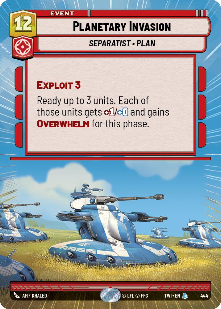 Star Wars: Unlimited: Planetary Invasion (Hyperspace) card image