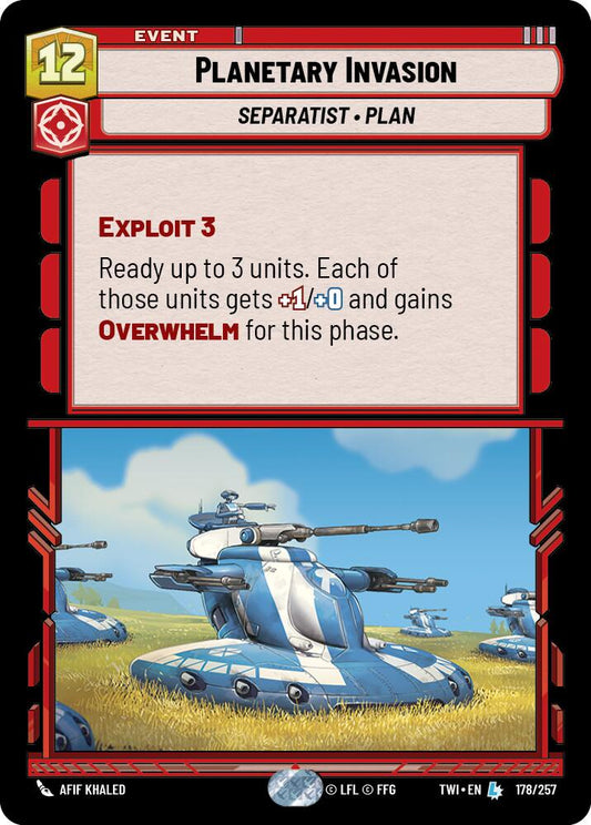 Star Wars: Unlimited: Planetary Invasion card image