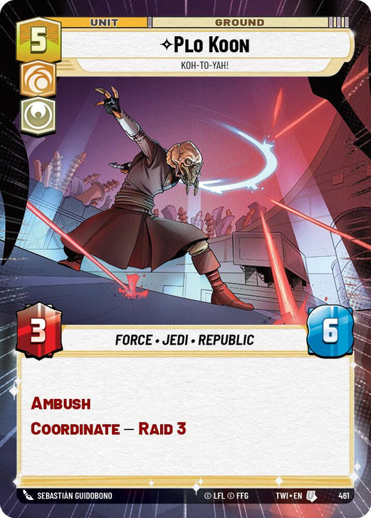 Star Wars: Unlimited: Plo Koon - Koh-to-yah! (Hyperspace) card image