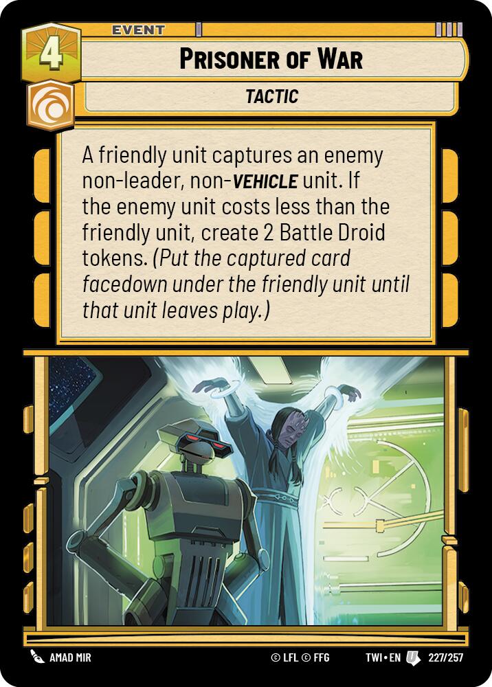 Star Wars: Unlimited: Prisoner of War card image