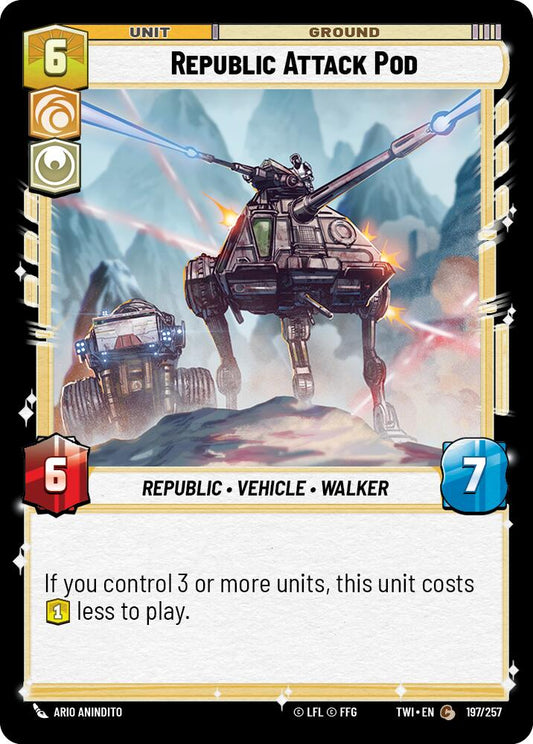 Star Wars: Unlimited: Republic Attack Pod card image