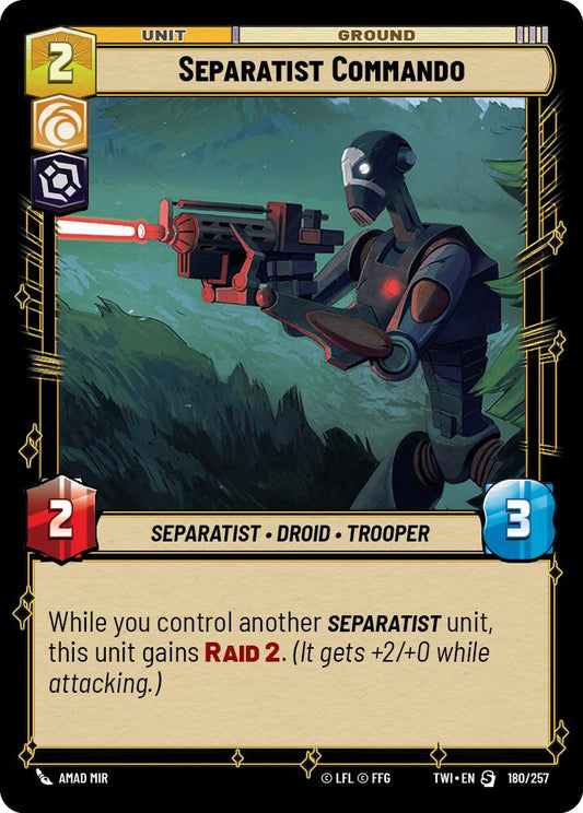 Star Wars: Unlimited: Separatist Commando card image