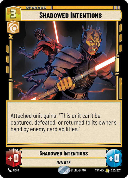 Star Wars: Unlimited: Shadowed Intentions card image