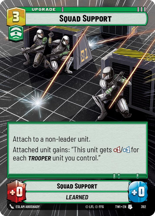 Star Wars: Unlimited: Squad Support (Hyperspace) card image