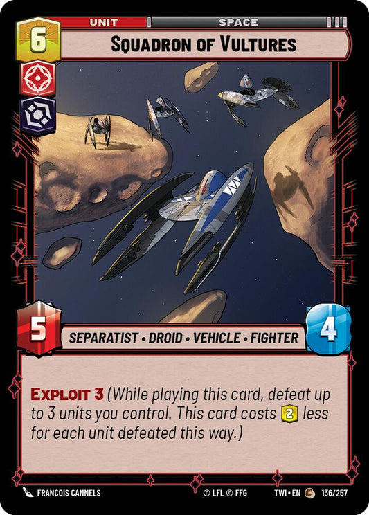 Star Wars: Unlimited: Squadron of Vultures card image