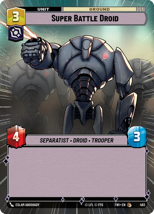 Star Wars: Unlimited: Super Battle Droid (Hyperspace) card image