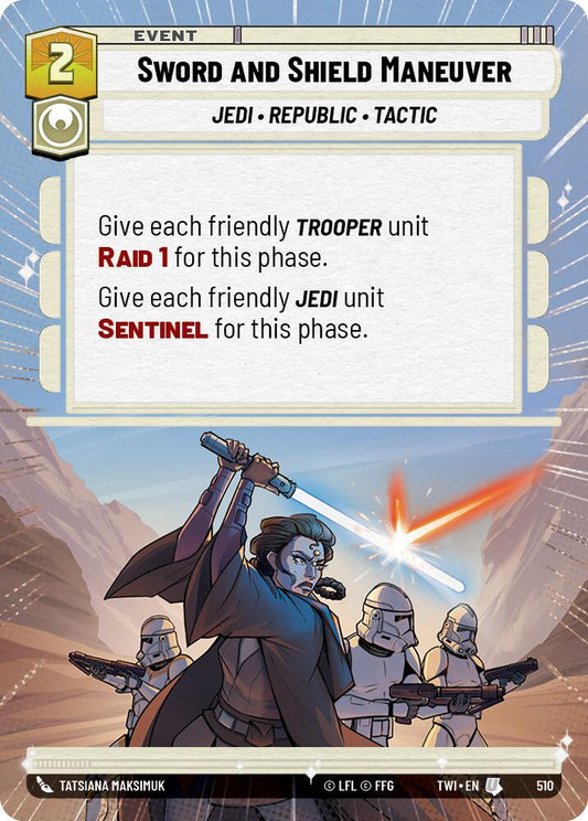 Star Wars: Unlimited: Sword and Shield Maneuver (Hyperspace) card image