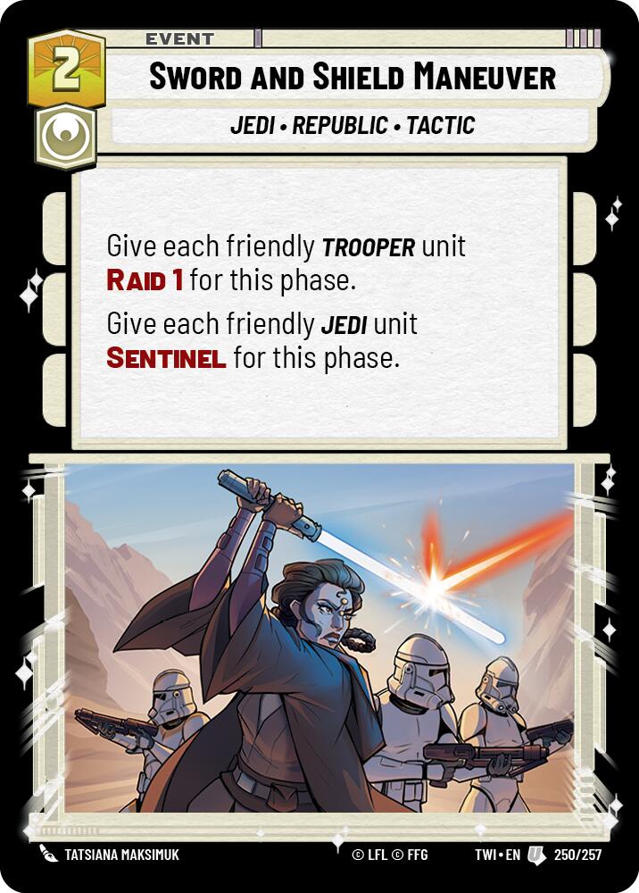 Star Wars: Unlimited: Sword and Shield Maneuver card image