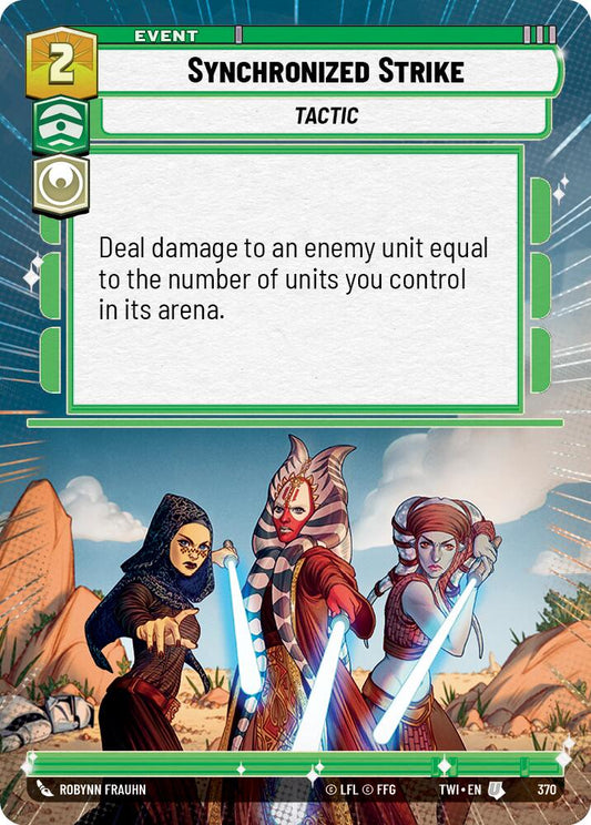 Star Wars: Unlimited: Synchronized Strike (Hyperspace) card image