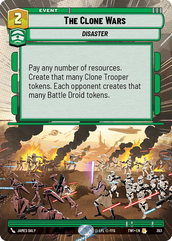 Star Wars: Unlimited: The Clone Wars (Hyperspace) card image