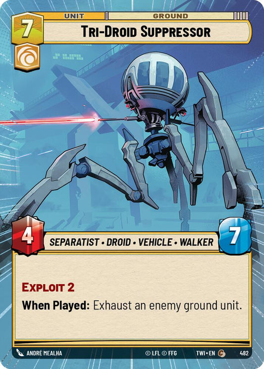 Star Wars: Unlimited: Tri-Droid Suppressor (Hyperspace) card image