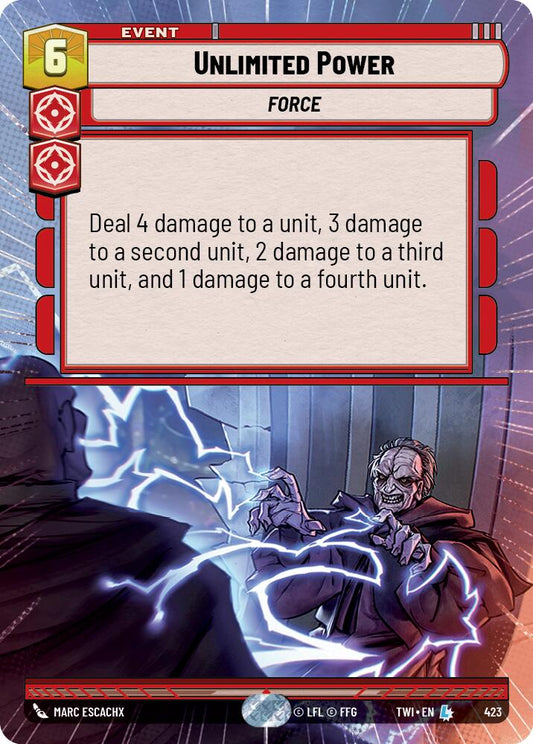 Star Wars: Unlimited: Unlimited Power (Hyperspace) card image