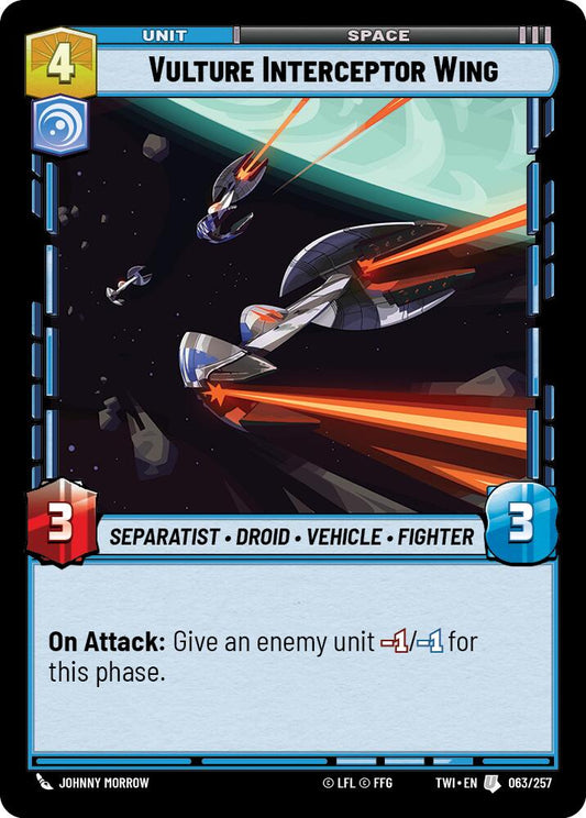 Star Wars: Unlimited: Vulture Interceptor Wing card image
