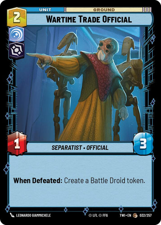Star Wars: Unlimited: Wartime Trade Official card image